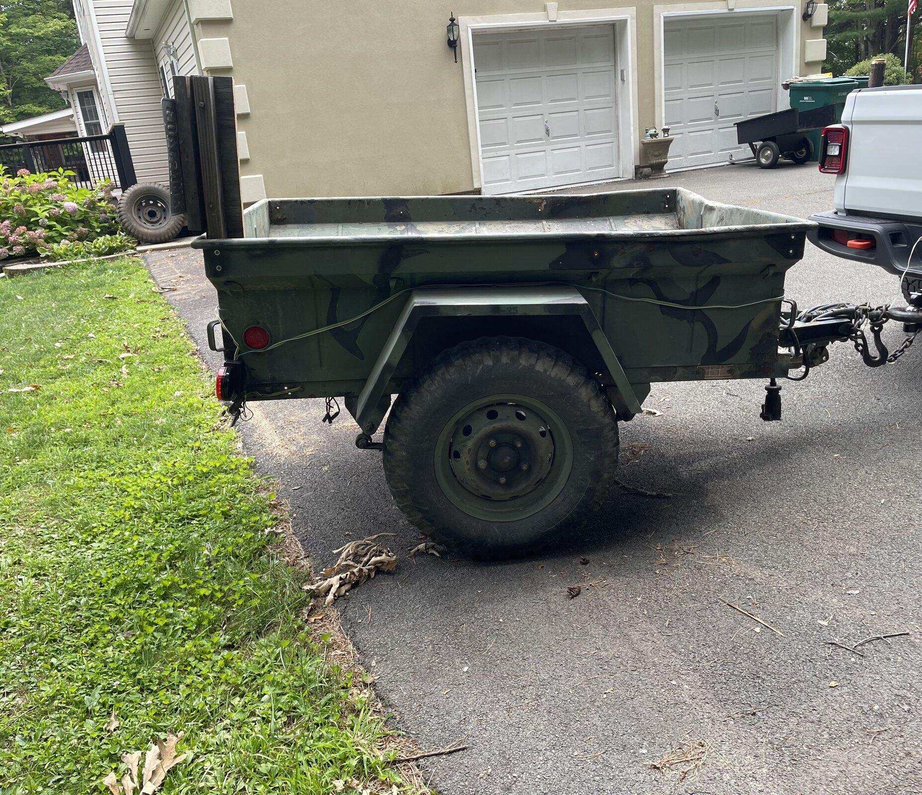 Jeep Gladiator M416 Original Trailer 1966 $1,400 7D9D78B0-CDA1-4CD1-9798-4D772A83E4D1