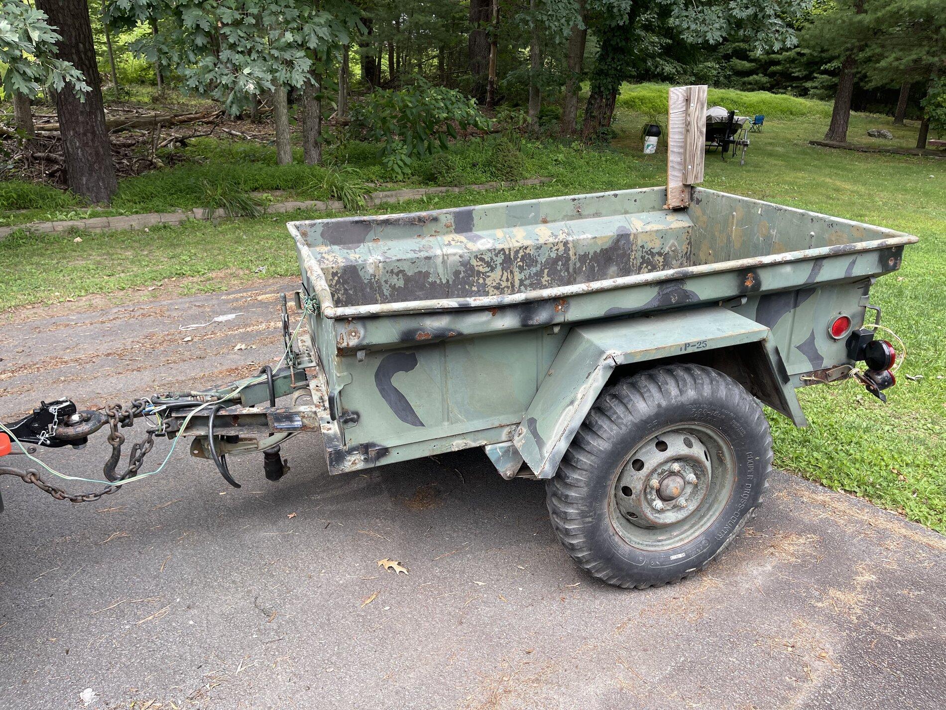 Jeep Gladiator M416 Original Trailer 1966 $1,400 39302BEC-0470-48DB-9EFB-60837978AC22