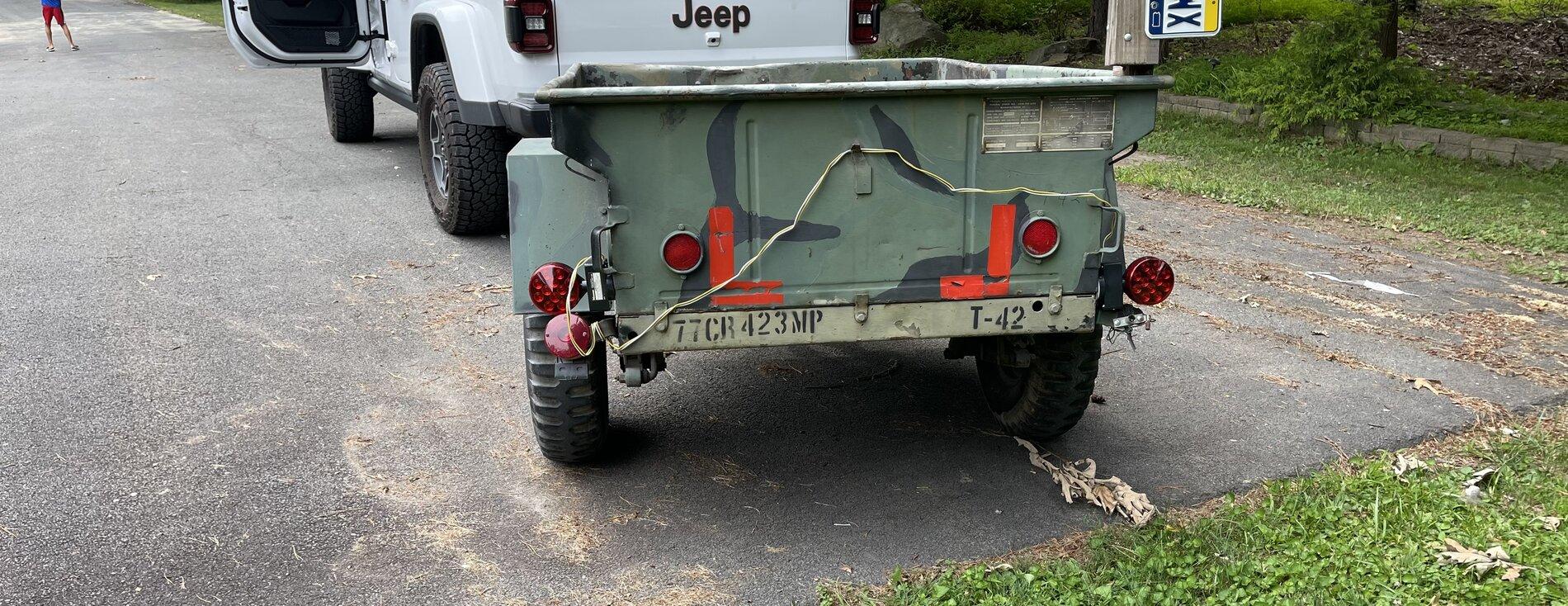 Jeep Gladiator M416 Original Trailer 1966 $1,400 C37366FF-82DC-4887-A8DF-2558B08A6B72