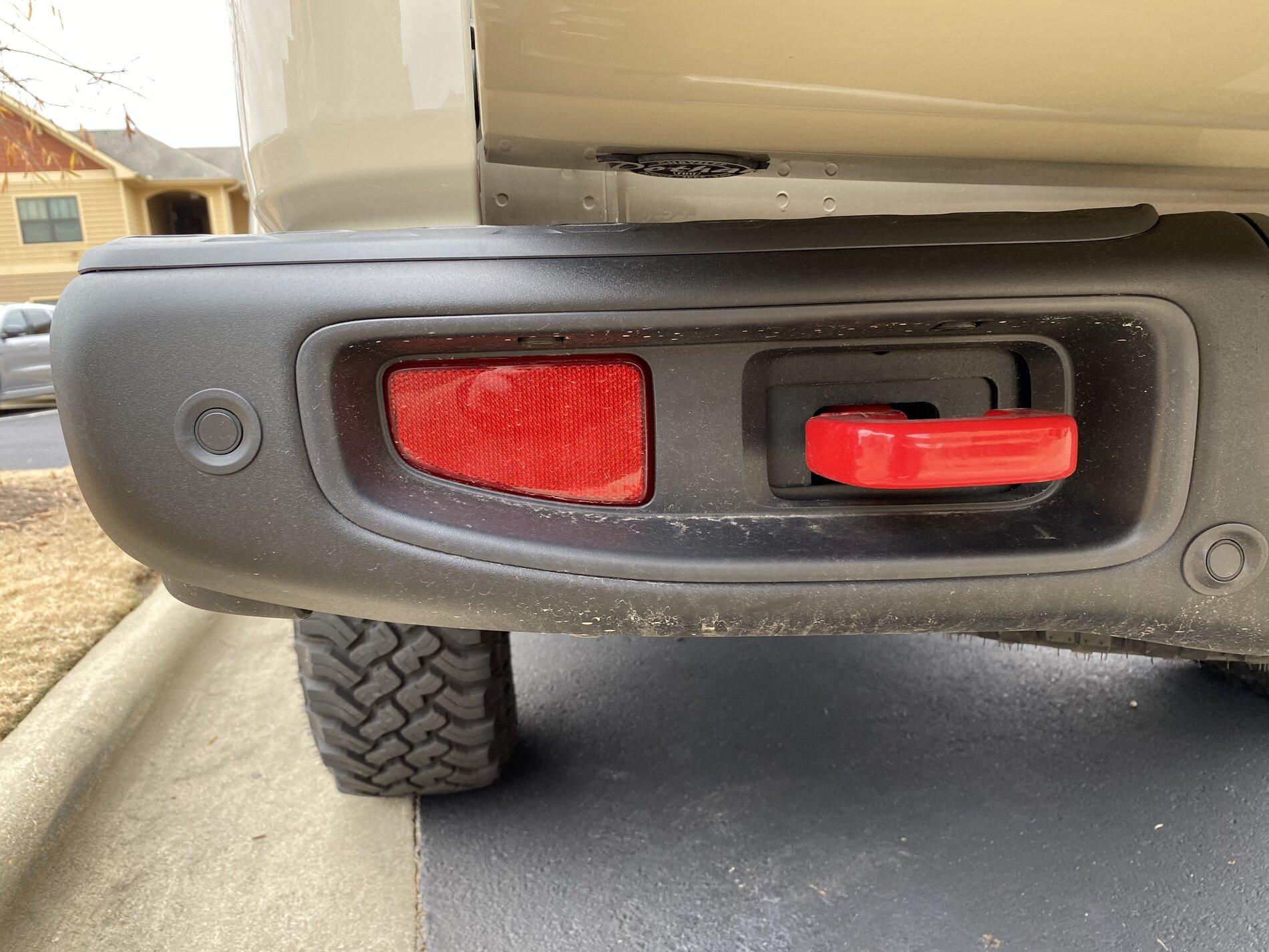 Jeep Gladiator Auxiliary LED Reverse Lights (Integrated Rear Bumper) Reflector