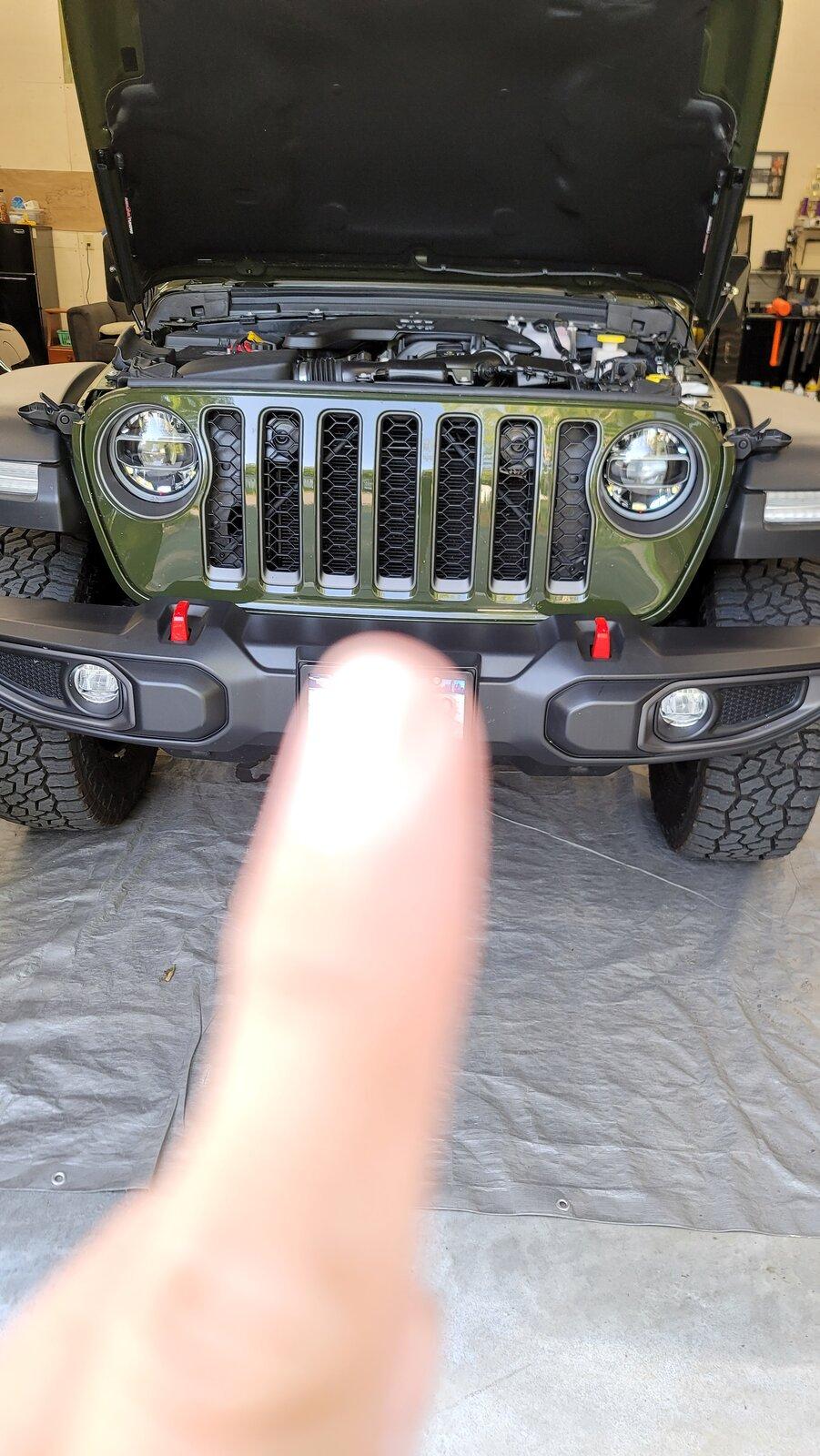Jeep Gladiator Xprite Vader grille with built in lights 20210809_180022