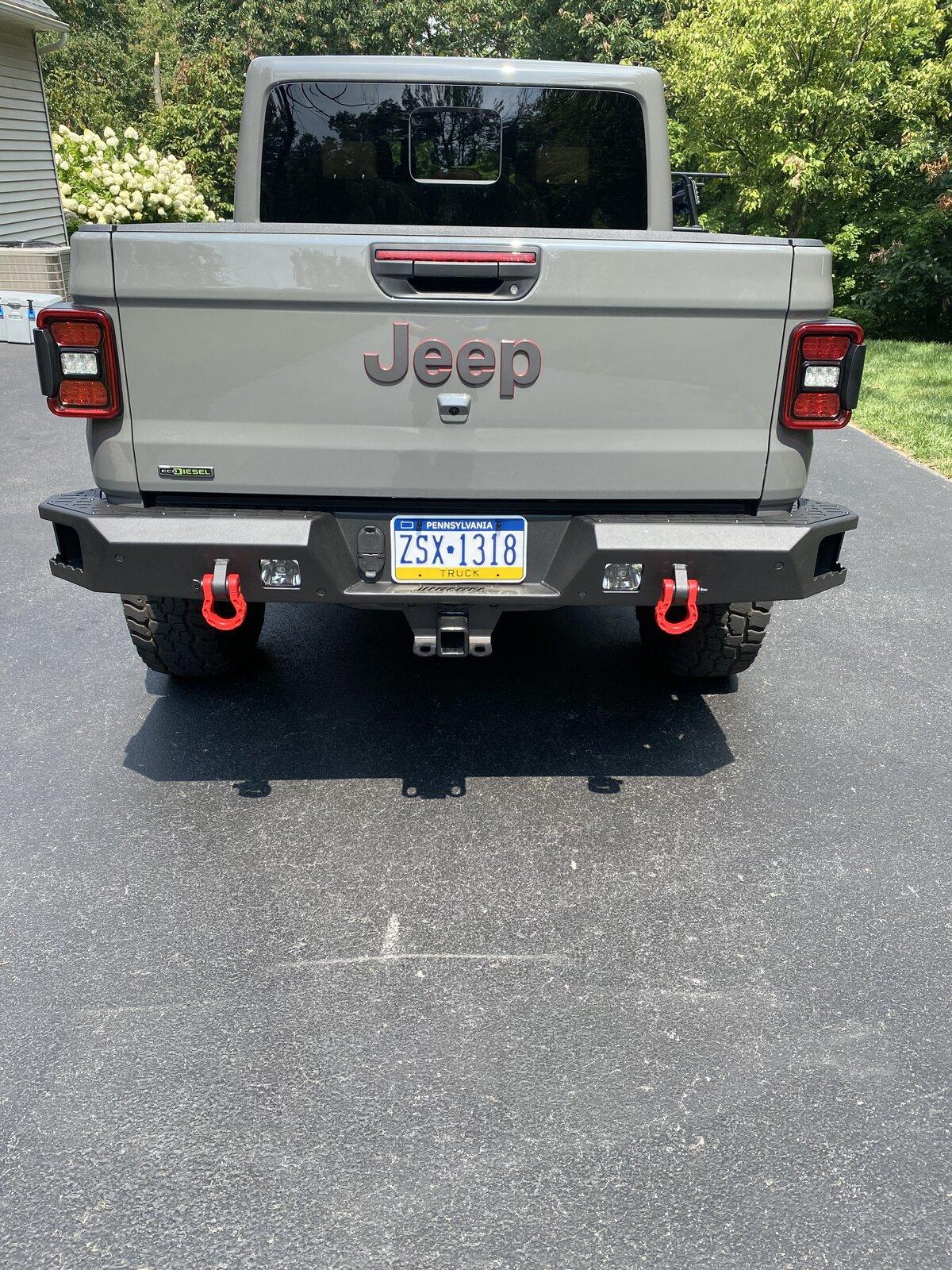 Jeep Gladiator Rebel Off-road Summit Series Rear Bumper 16B4BC02-A931-48B7-9522-E5489D70F572
