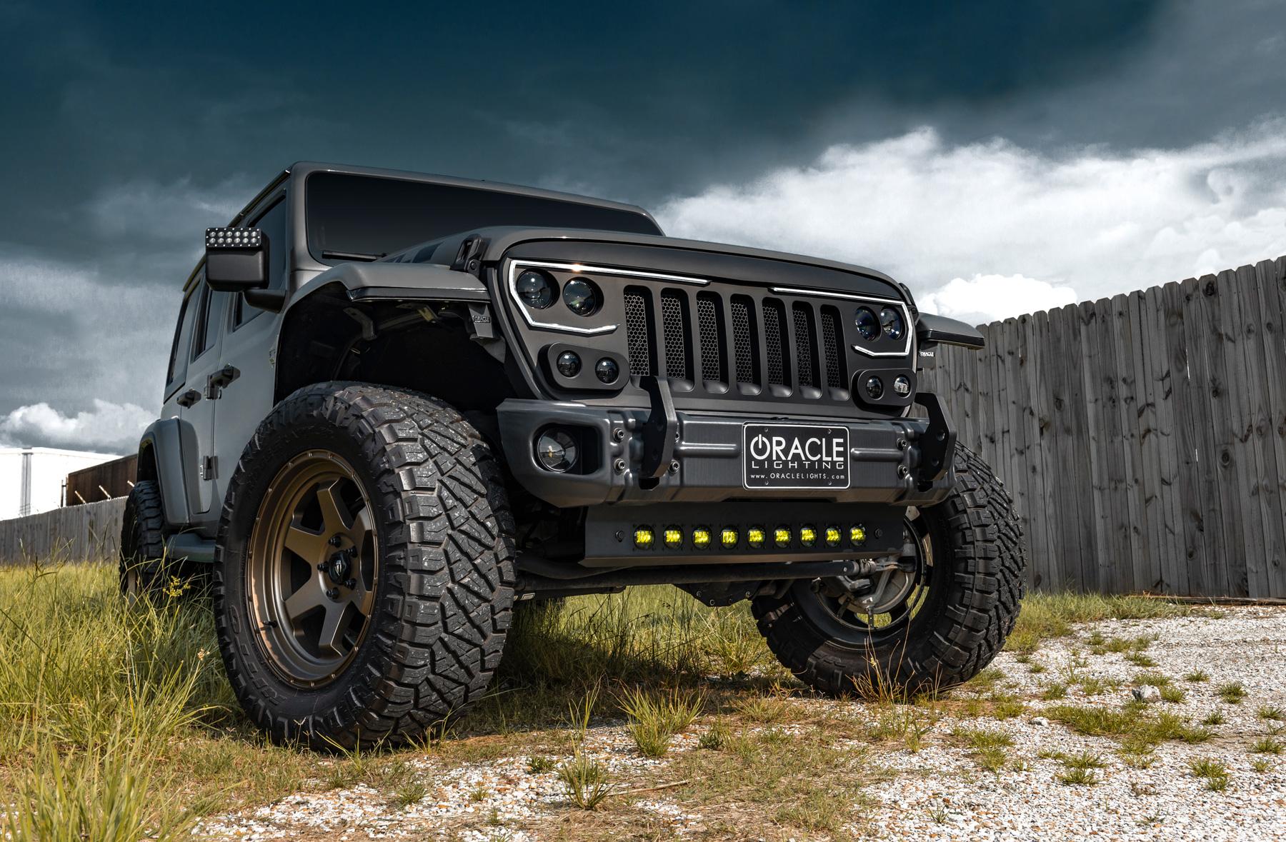 Jeep Gladiator LED Aux Light Integrated Front Skid Plate Concept DSC_8888-copy