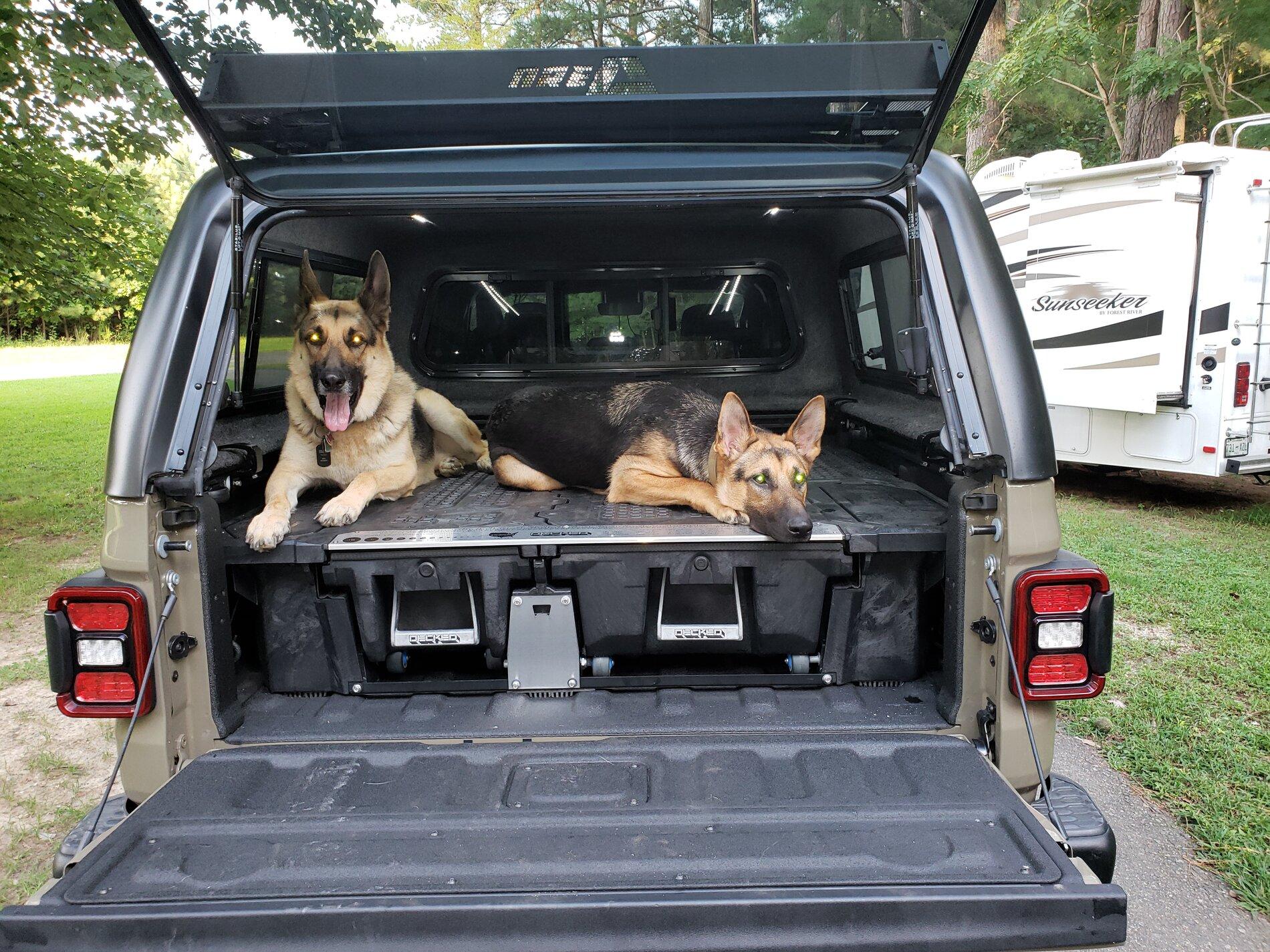 Jeep Gladiator Clyde gets organized with A.R.E. topper and Decked system 20200824_184431