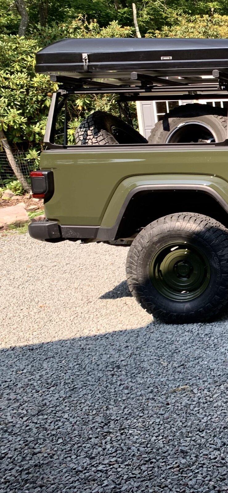 Jeep Gladiator MBRP Filter Back Exhaust clearance
