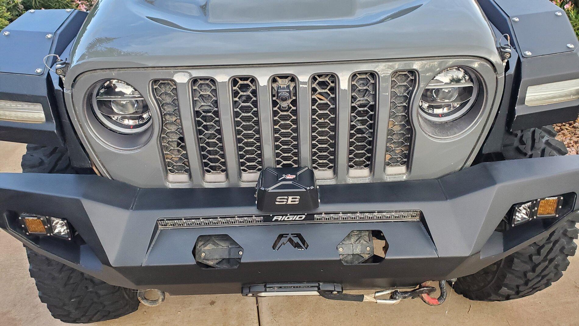 Jeep Gladiator !!! Ultimate Fab Four Front Bumper, lights and winch package $2300!!! 20210811_175733