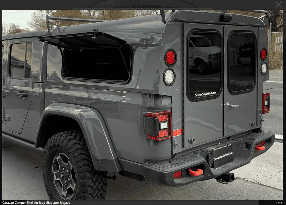 Jeep Gladiator Gladiator Expedition Rigs Caravan Cahper Shell