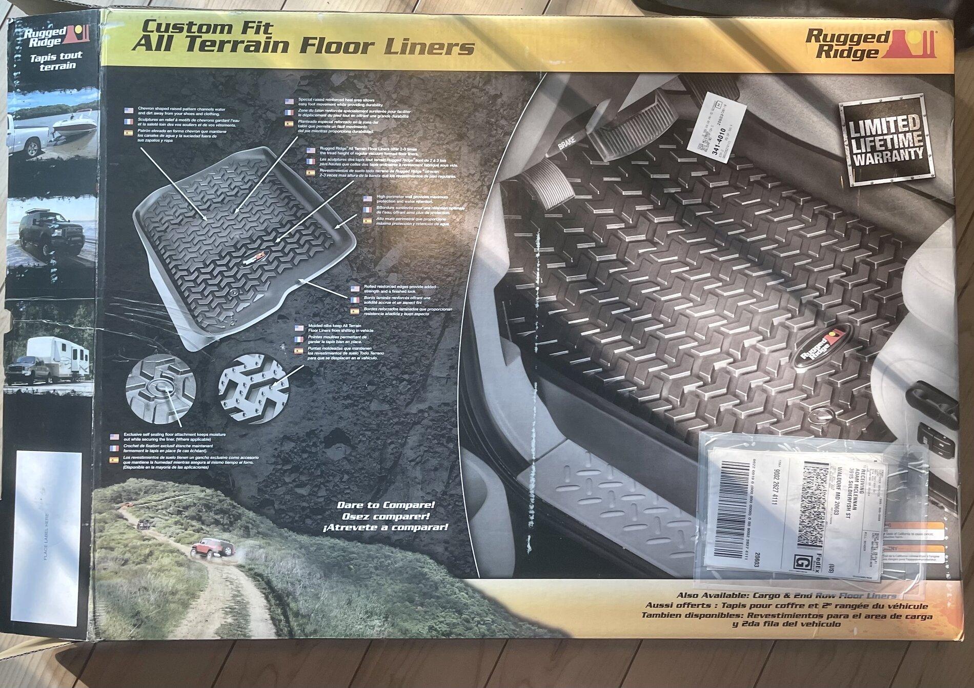 Jeep Gladiator For Sale - NIB Rugged Ridge Front/Rear Floor Mats, NO cargo mat 7CBCC36A-68D6-4EC2-9744-38B2580BB35B