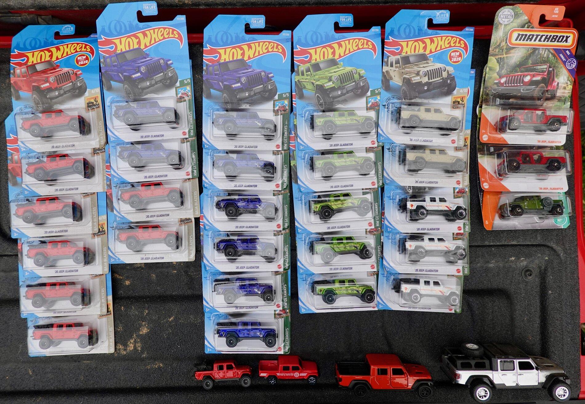 Jeep Gladiator Toy Gladiators, completed my Hot Wheels set. WKM04995