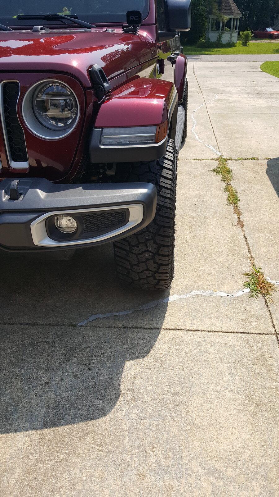 Jeep Gladiator Wheel Spacers 20210724_110803