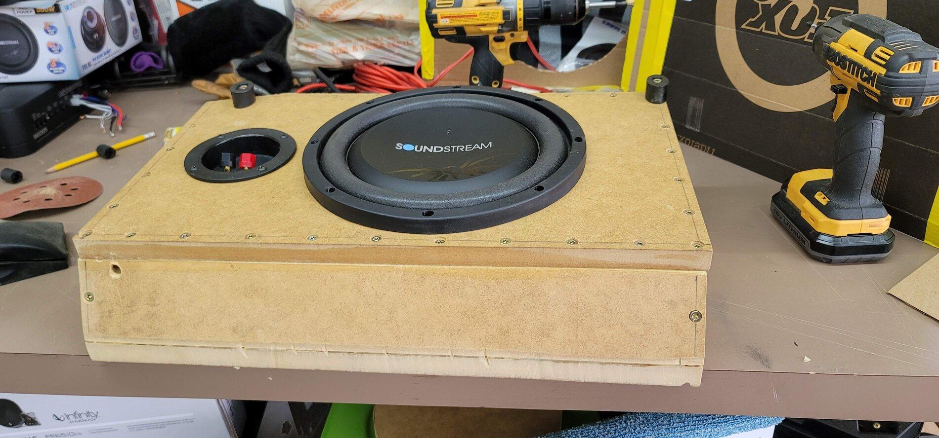 Jeep Gladiator Under seat subwoofer enclosure 97ECB5B5-1AB6-4AC2-86C7-0C44D8DC2835
