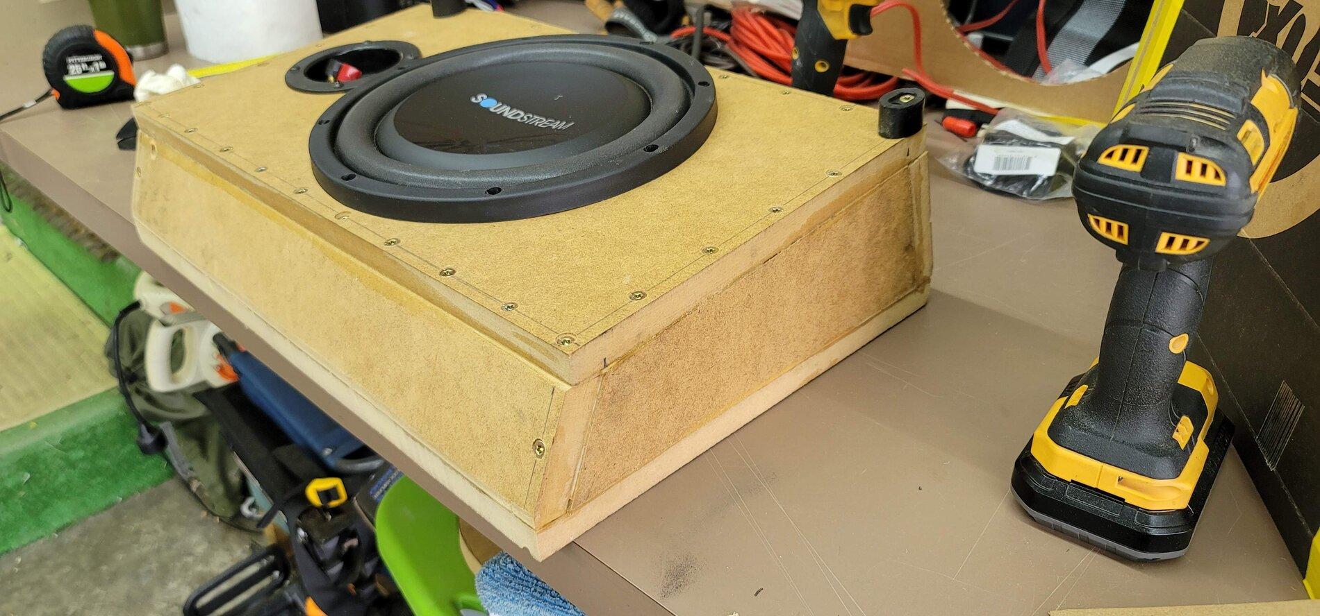 Jeep Gladiator Under seat subwoofer enclosure F3F3913A-4AD5-4E5B-AC30-641AA1AC52A9