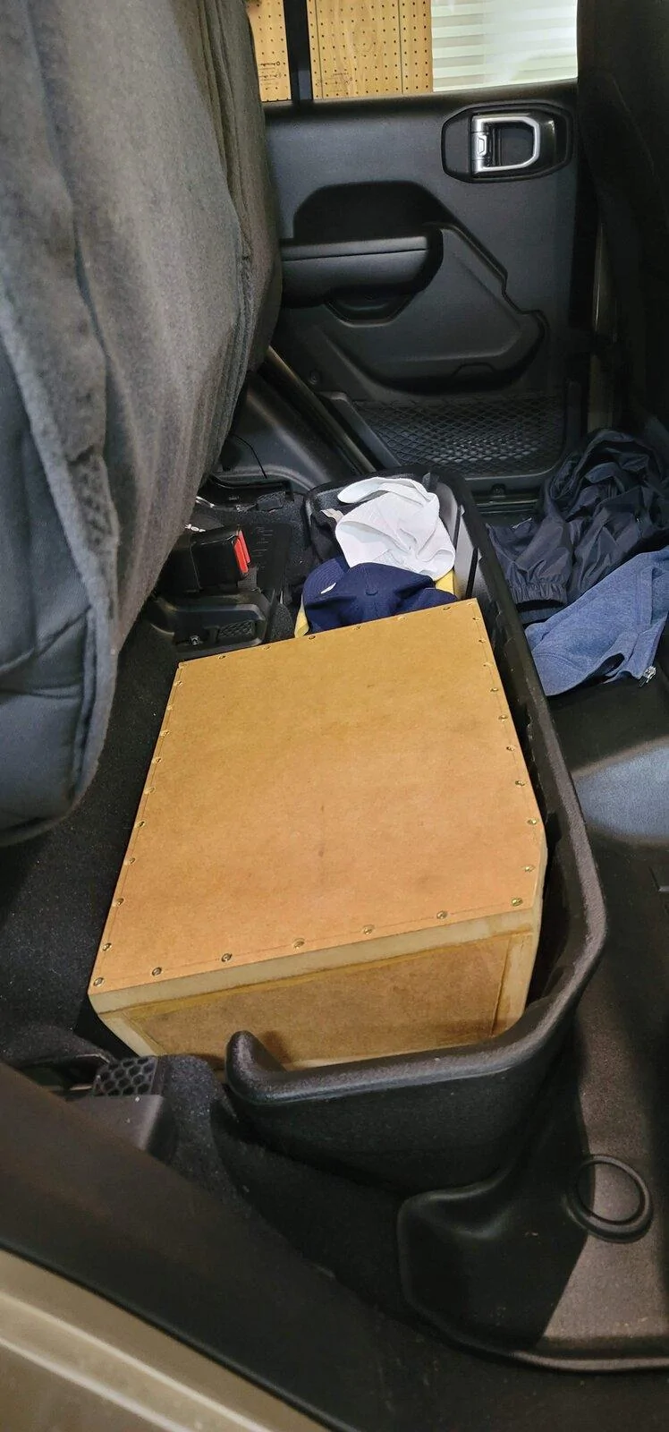 Jeep Gladiator Under seat subwoofer enclosure E76A44F6-380A-449B-927B-D895C8F18A88