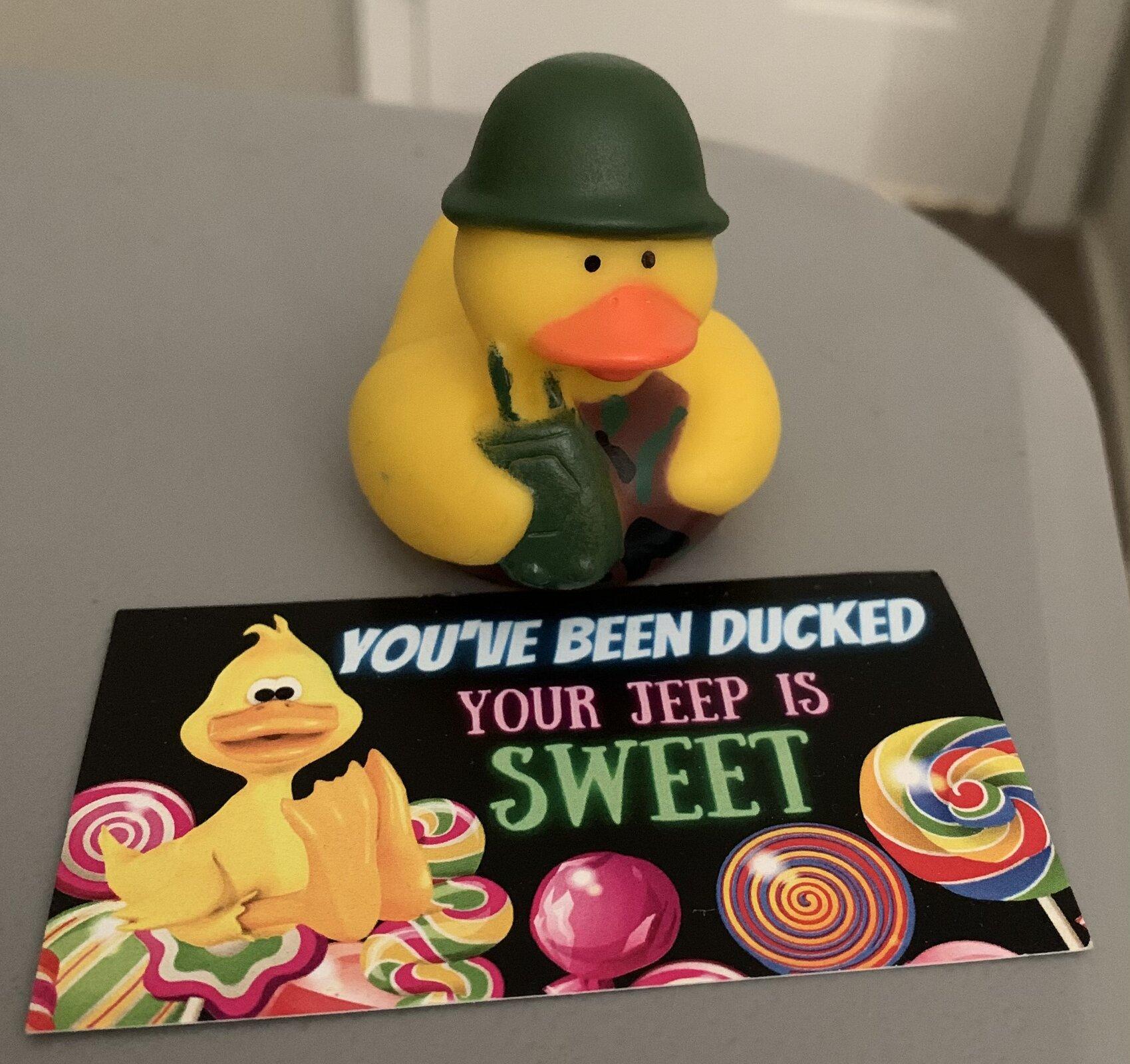 Jeep Gladiator Got my first duck! 08B25F79-BB27-4C56-8C1D-1D88A2C64E90
