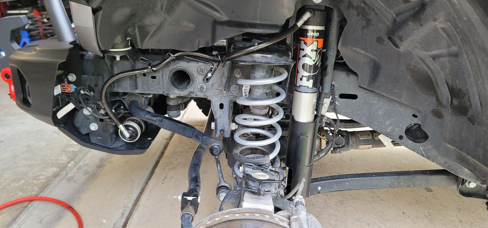 Jeep Gladiator Mojave front coils on a Rubicon 20210528_102846