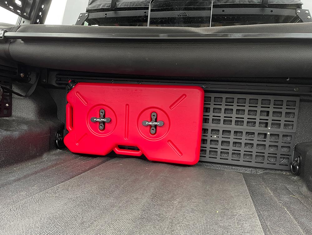 Jeep Gladiator Who has Molle Panels in their Bed (Photos) cab-side-molle-panel-rotopax-4gallon
