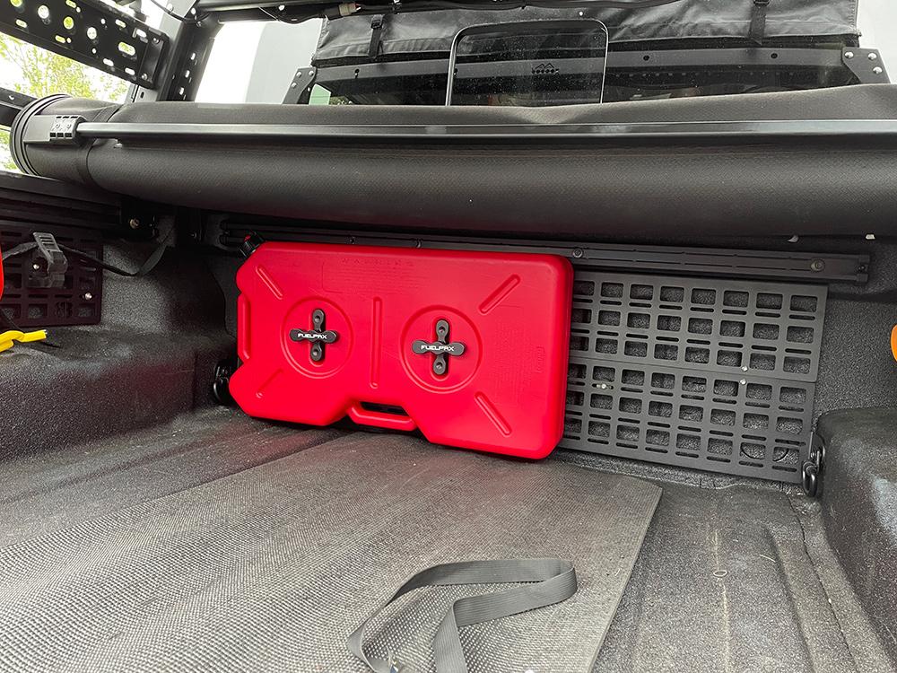 Jeep Gladiator Who has Molle Panels in their Bed (Photos) cab-side-molle-panel-rotopax