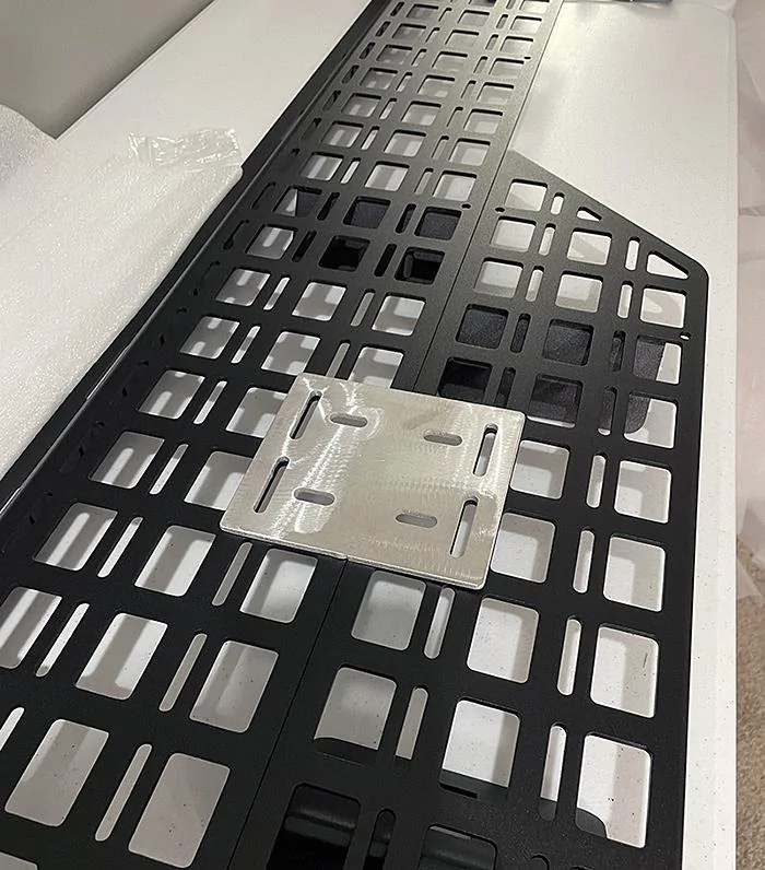 Jeep Gladiator Who has Molle Panels in their Bed (Photos) rotopax-mounting-plate-bedsid