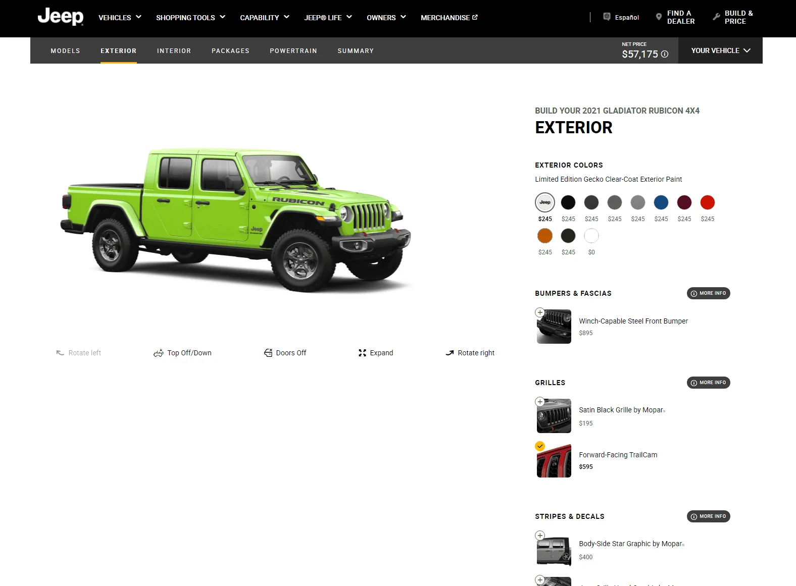 Jeep Gladiator GECKO GREEN Gladiator Club 1629308593613
