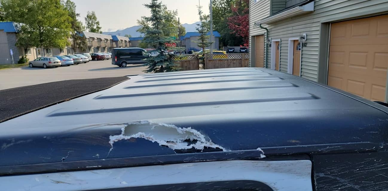 Jeep Gladiator Where did you WHEEL your Gladiator today? Roof Damage
