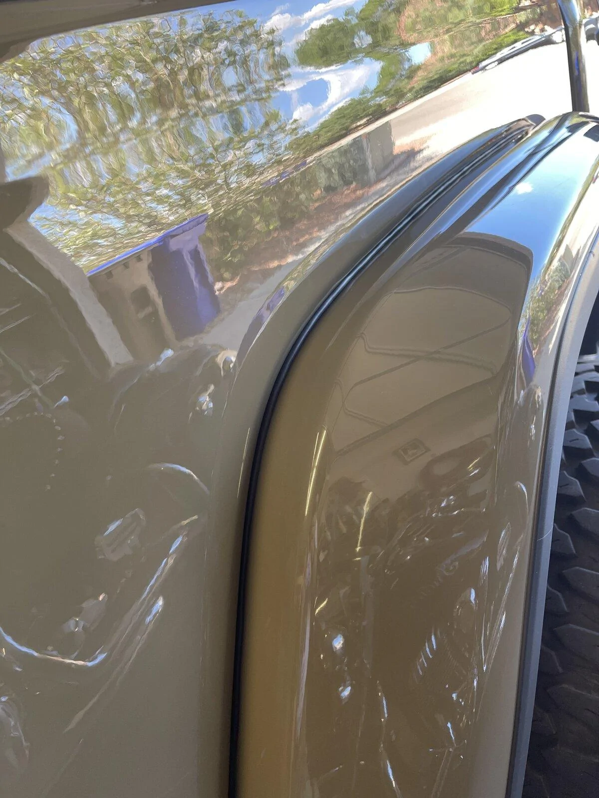 Jeep Gladiator Keeping rocks from wedging in gap between fender and body… 841F8CE5-53EF-4B06-B6D2-2C8BDD9DFB79