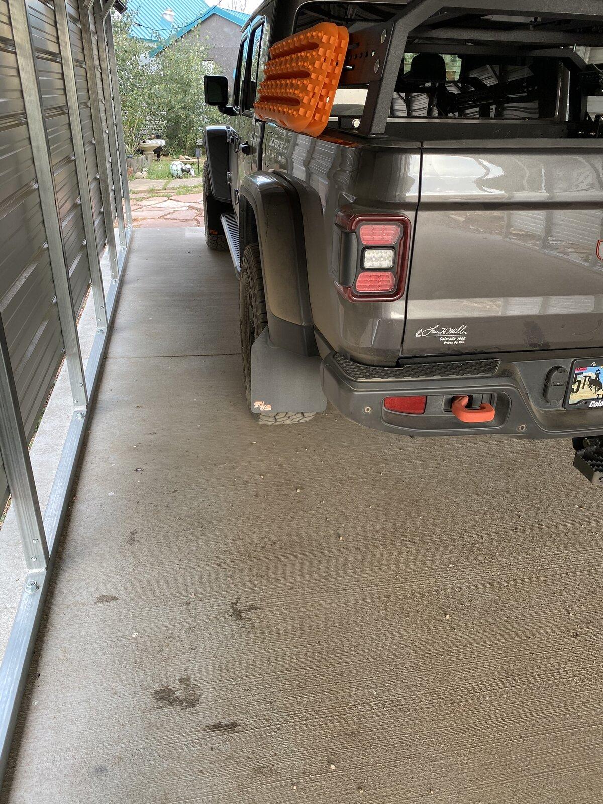 Jeep Gladiator I installed Front & Rear RokBlokz.com mud flaps on my 2021 Gladiator Rubicon I love them easy to take off with thumb screws when going off road 7C84BEE5-ED18-470A-87CD-E68964166D71