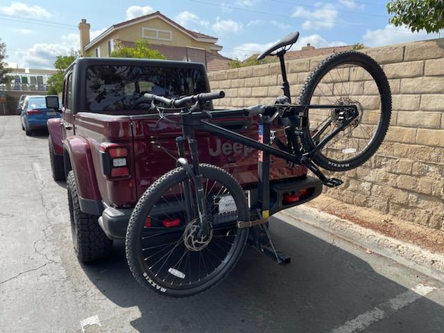 Jeep Gladiator Introduction jeep bike rack