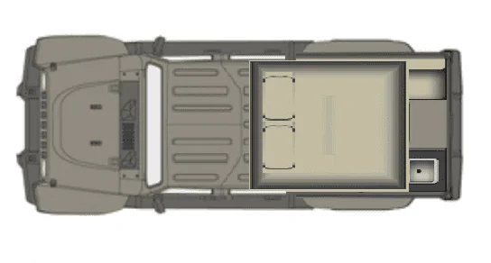 Jeep Gladiator Gladiator Expedition Rigs Gladiator Layout top 082021