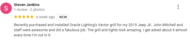 Jeep Gladiator Oracle's outstanding customer support & products! 1