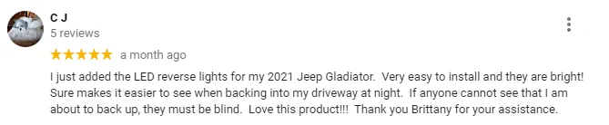 Jeep Gladiator Oracle's outstanding customer support & products! 4