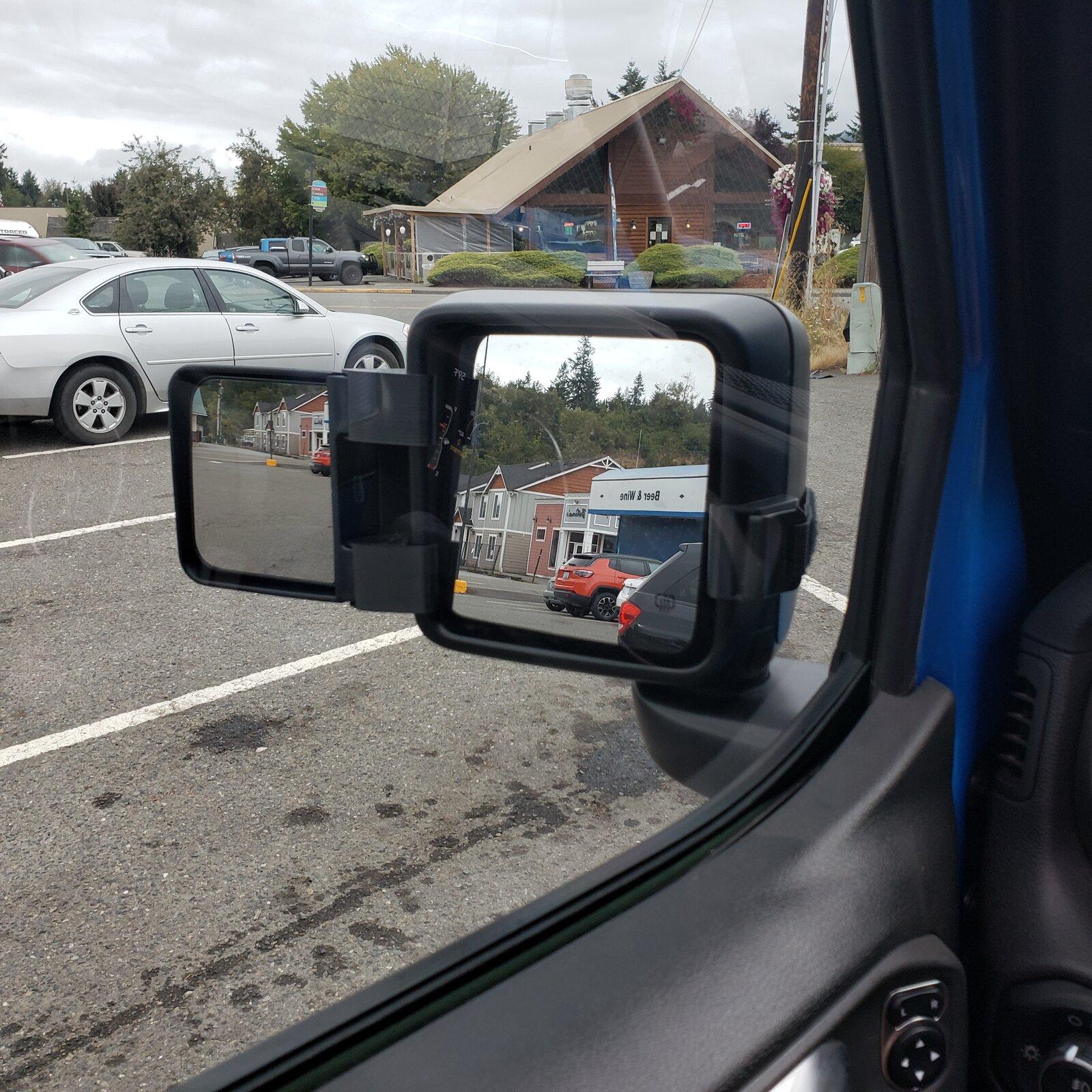 Jeep Gladiator Tow Mirrors - Thorn-Engineering Adapters & Rampage JK Tow Mirrors 20210820_103100