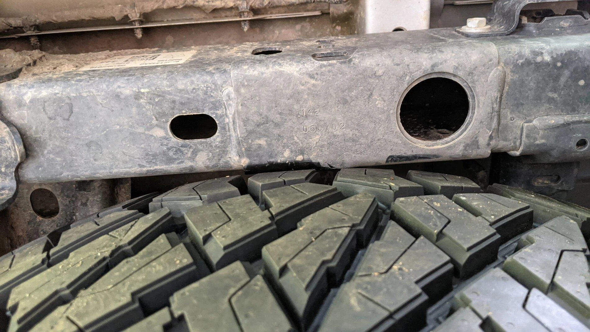 Jeep Gladiator 37” spare tire - list of tires that fit under the bed PXL_20210821_181958757