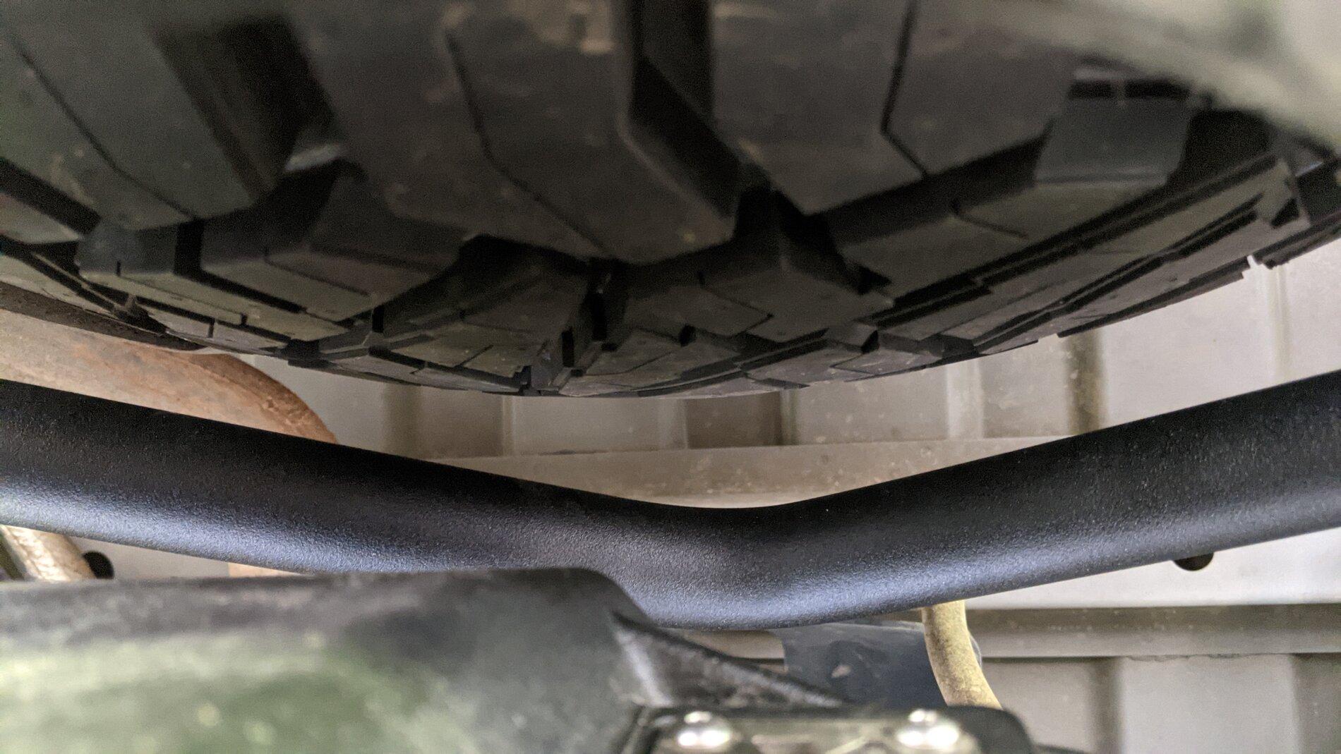 Jeep Gladiator 37” spare tire - list of tires that fit under the bed PXL_20210821_181938664