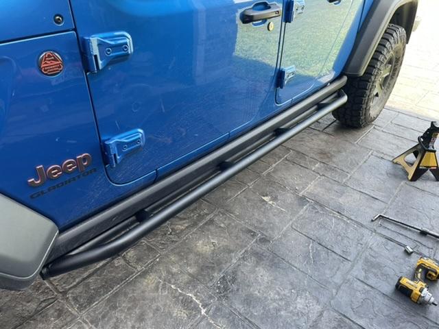 Jeep Gladiator Sliders/steps that will work with Rubicon/Mojave rock sliders EA4C9249-1210-466B-8FD3-9DC5CC5C8384