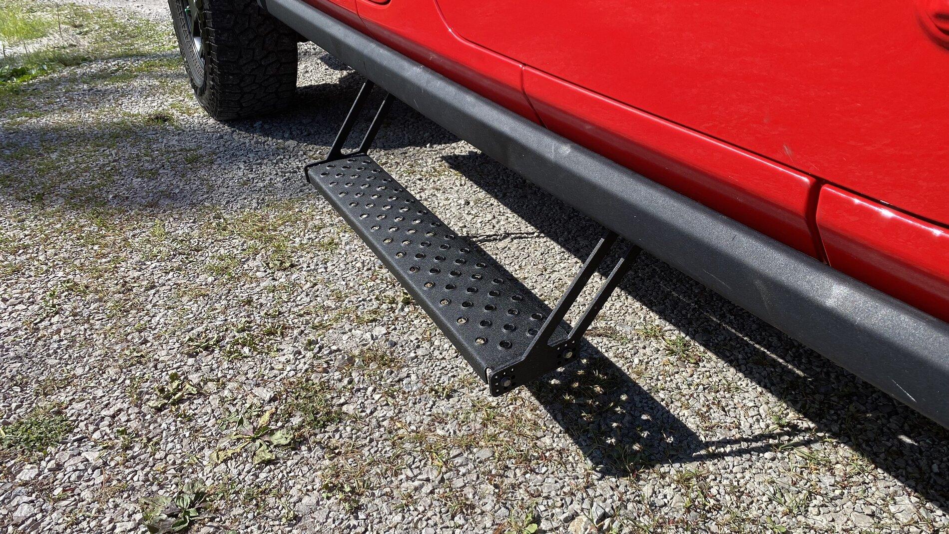 Jeep Gladiator Sliders/steps that will work with Rubicon/Mojave rock sliders D7020627-F2DA-47D9-B6F5-1E568A0AA24C