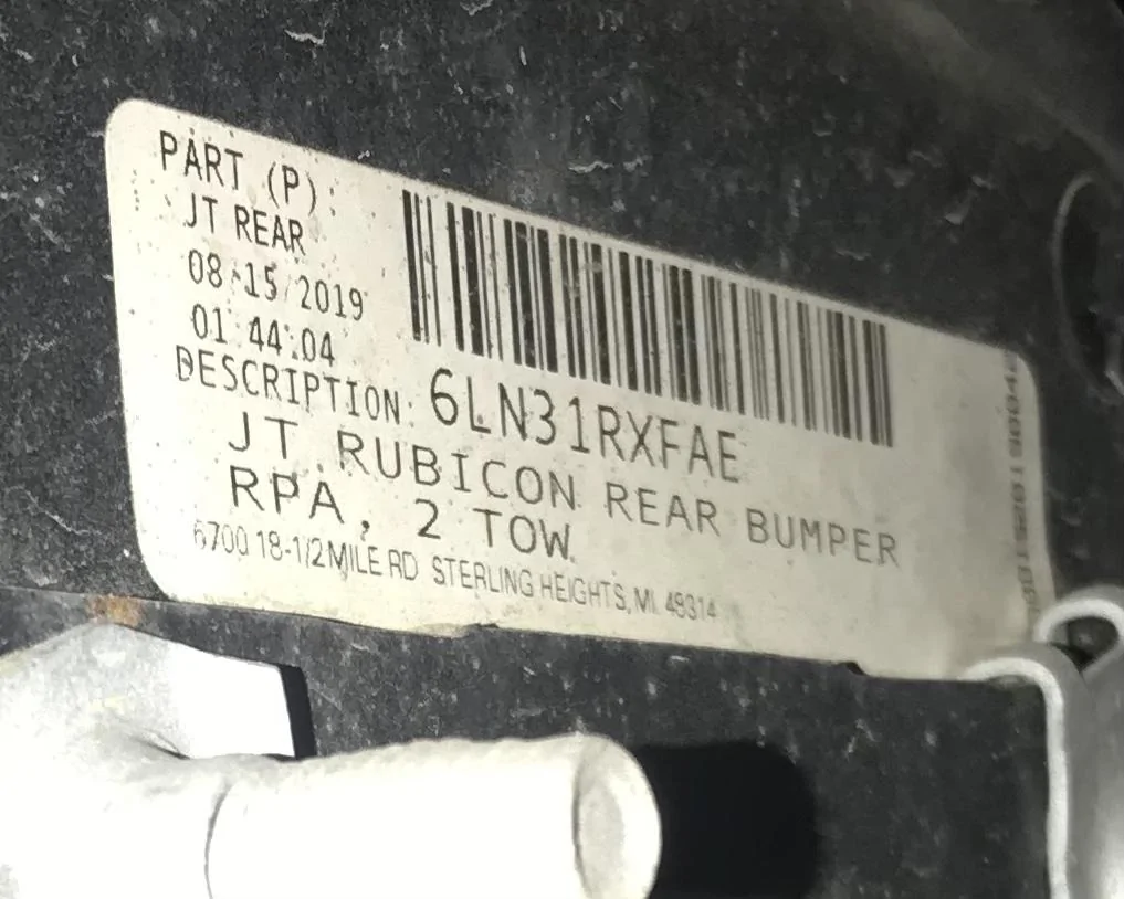 Jeep Gladiator Factory Rubicon steel rear bumper with back up sensor holes? BEEFD8F4-1D61-4170-AF64-DBAAC840C668