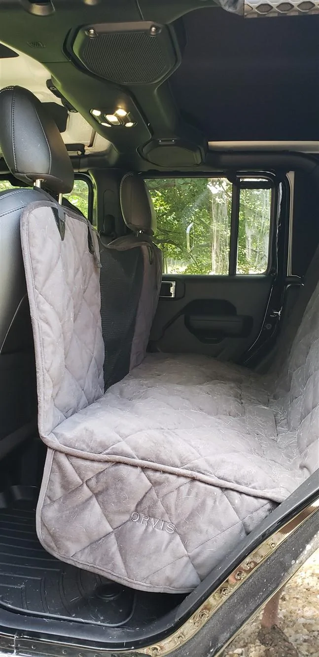 Jeep Gladiator Back seat w/h measurement for dog hammock jtdogcover
