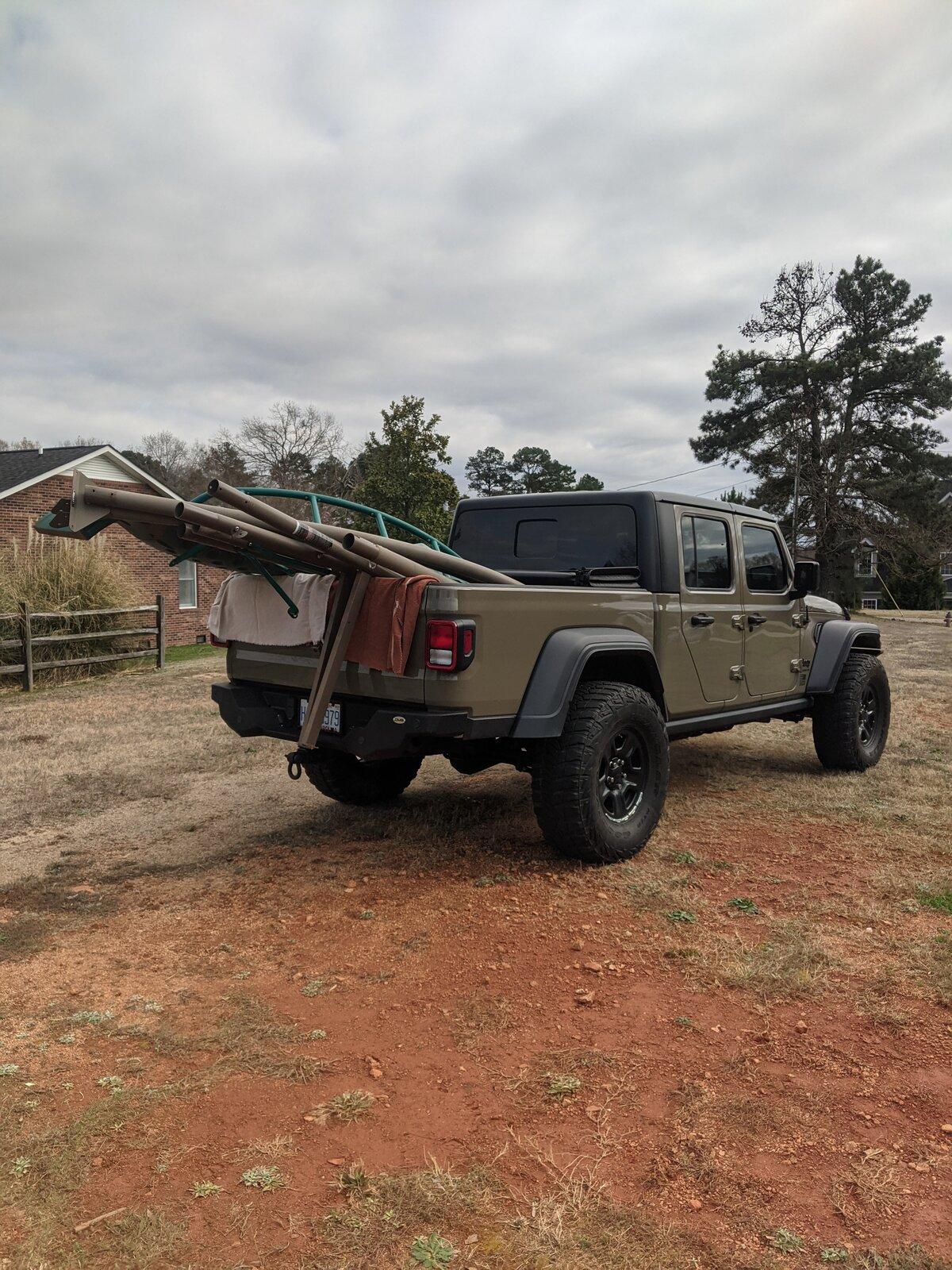 Jeep Gladiator Has anyone else done this to their garage door ? PXL_20210320_203748473