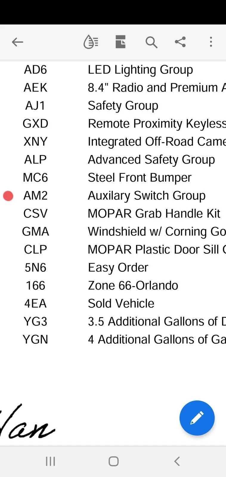 Jeep Gladiator Guide: Gladiator Order, Build, Tracking and Delivery Process Screenshot_20210825-122736_Adobe Acrobat