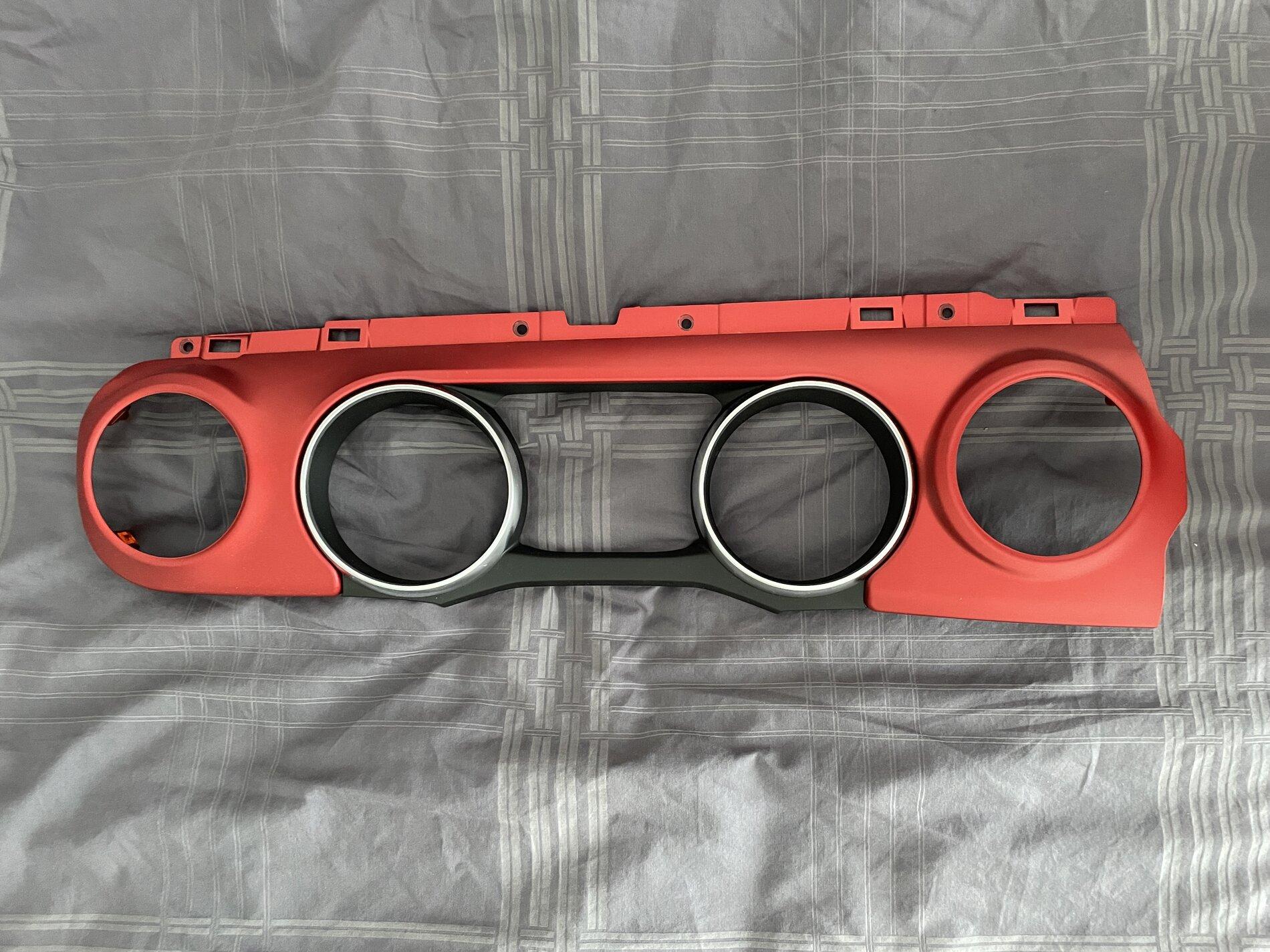 Jeep Gladiator Rubicon Dash Panels (Red) IMG_6379