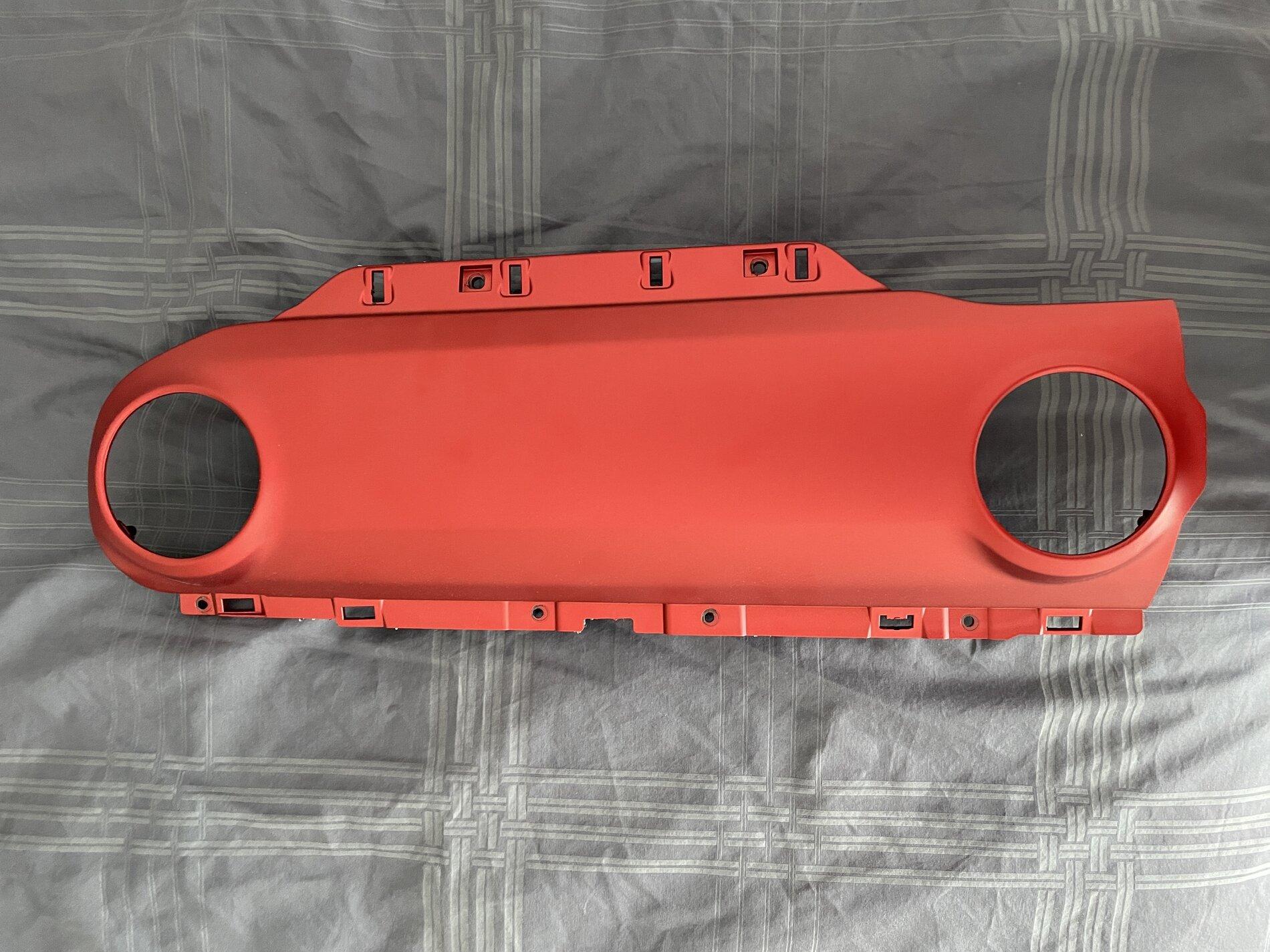 Jeep Gladiator Rubicon Dash Panels (Red) IMG_6378