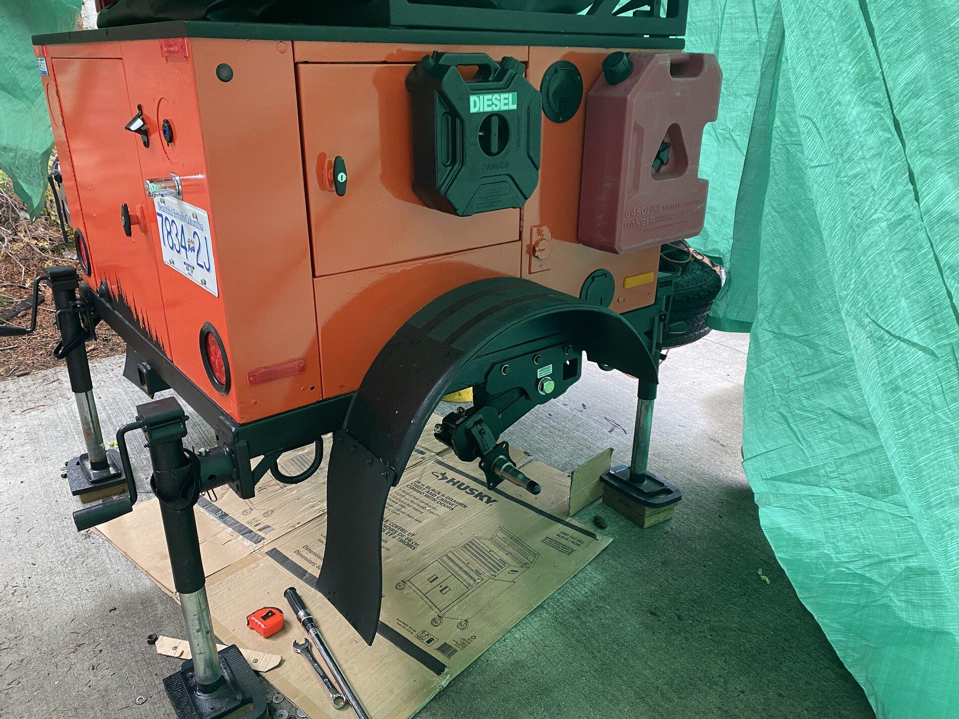 Jeep Gladiator Custom Overland trailer build 319E977F-0CC0-4EC3-A78D-C5CAA1E8E0CA