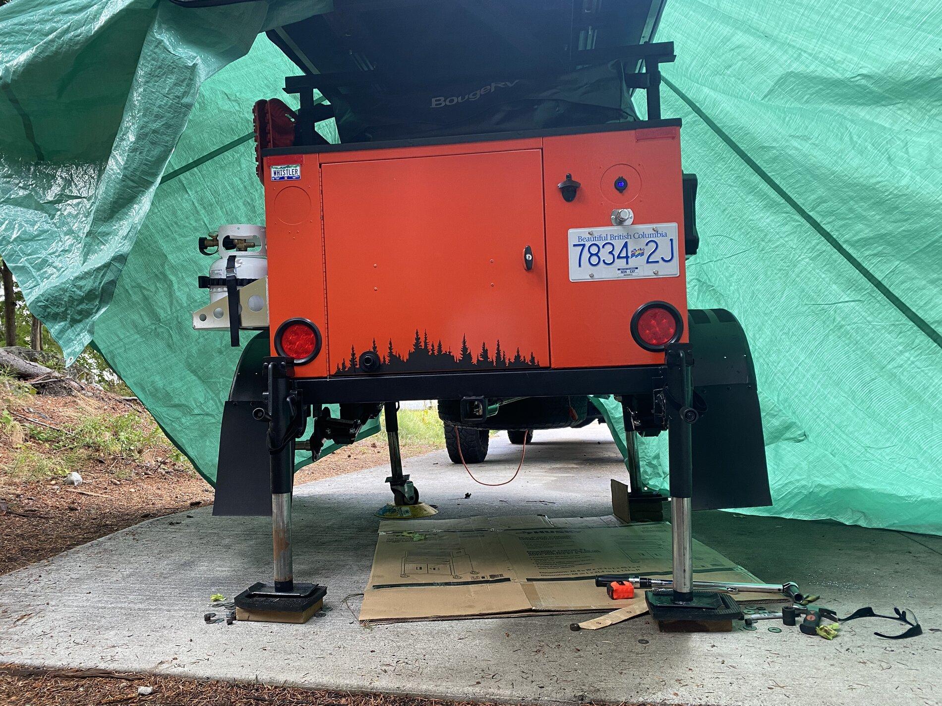 Jeep Gladiator Custom Overland trailer build 63828FDA-F7F5-4457-82F3-DF3CB54862EB