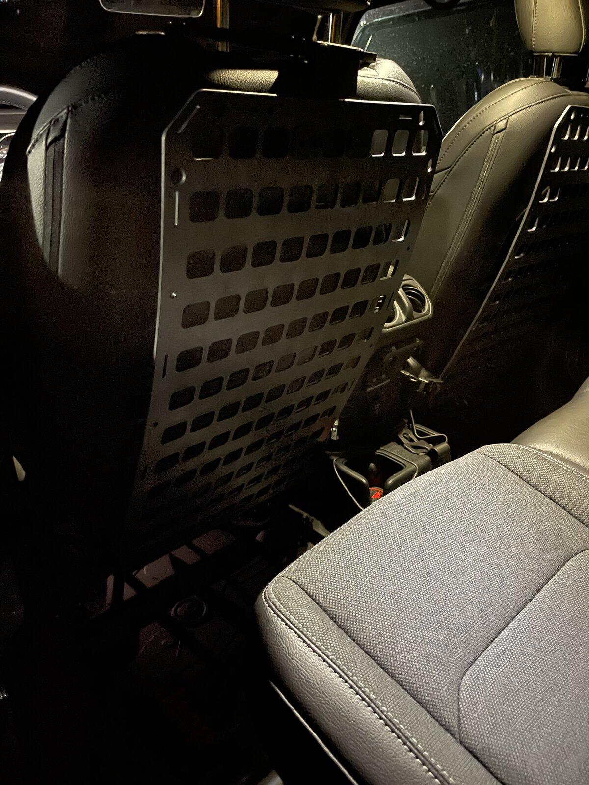 Jeep Gladiator Let's see your seatback setup 5629985F-3615-4167-8F5A-5DC055591E30