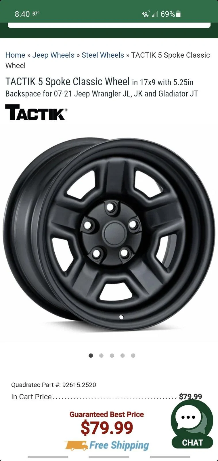 Jeep Gladiator Biggest Tire on Stock Sport Wheels? Screenshot_20210827-084150_Gallery