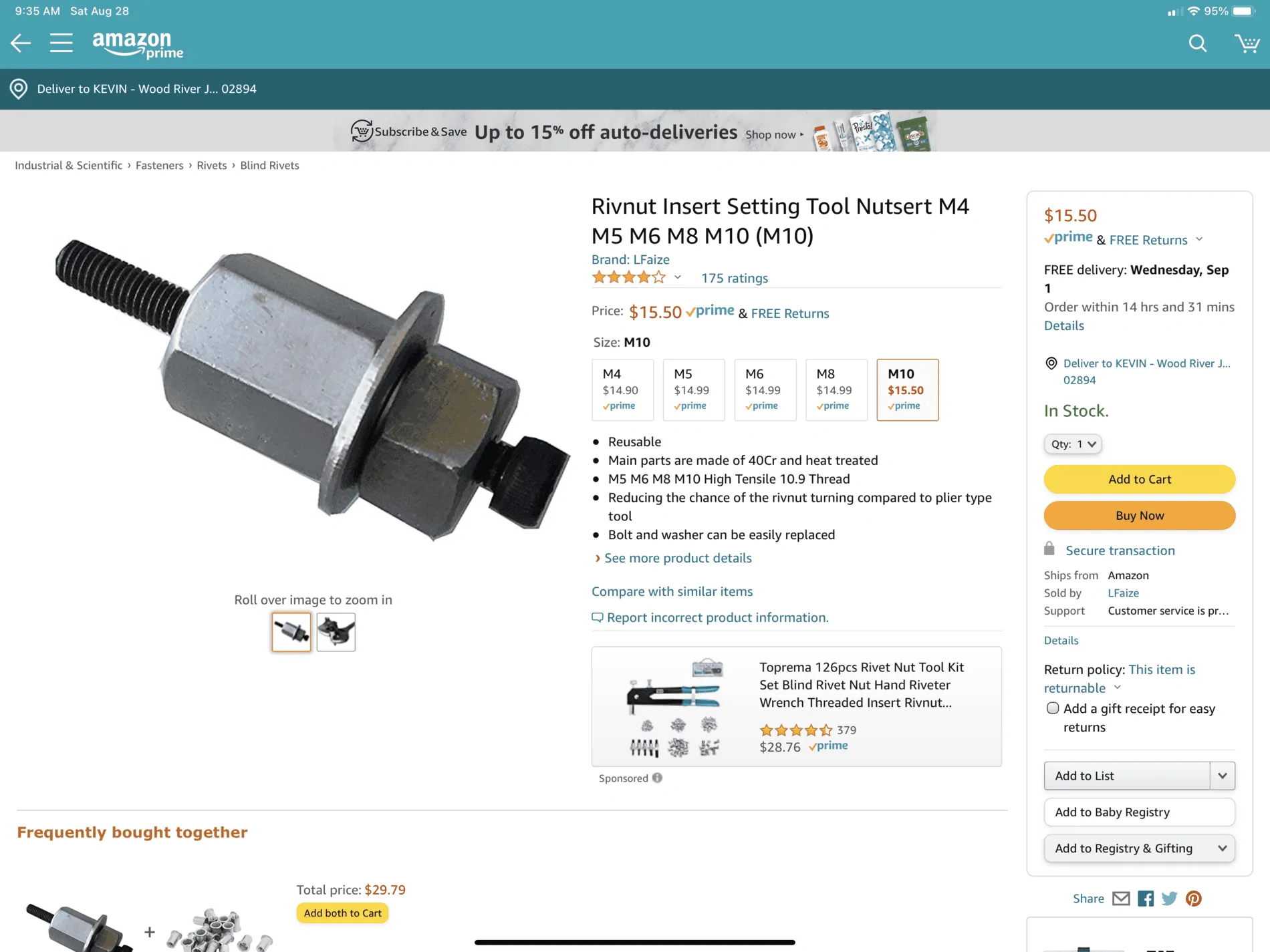 Jeep Gladiator Hex rivnuts install D6693BBE-D0E2-4527-B38B-15F7B373409C