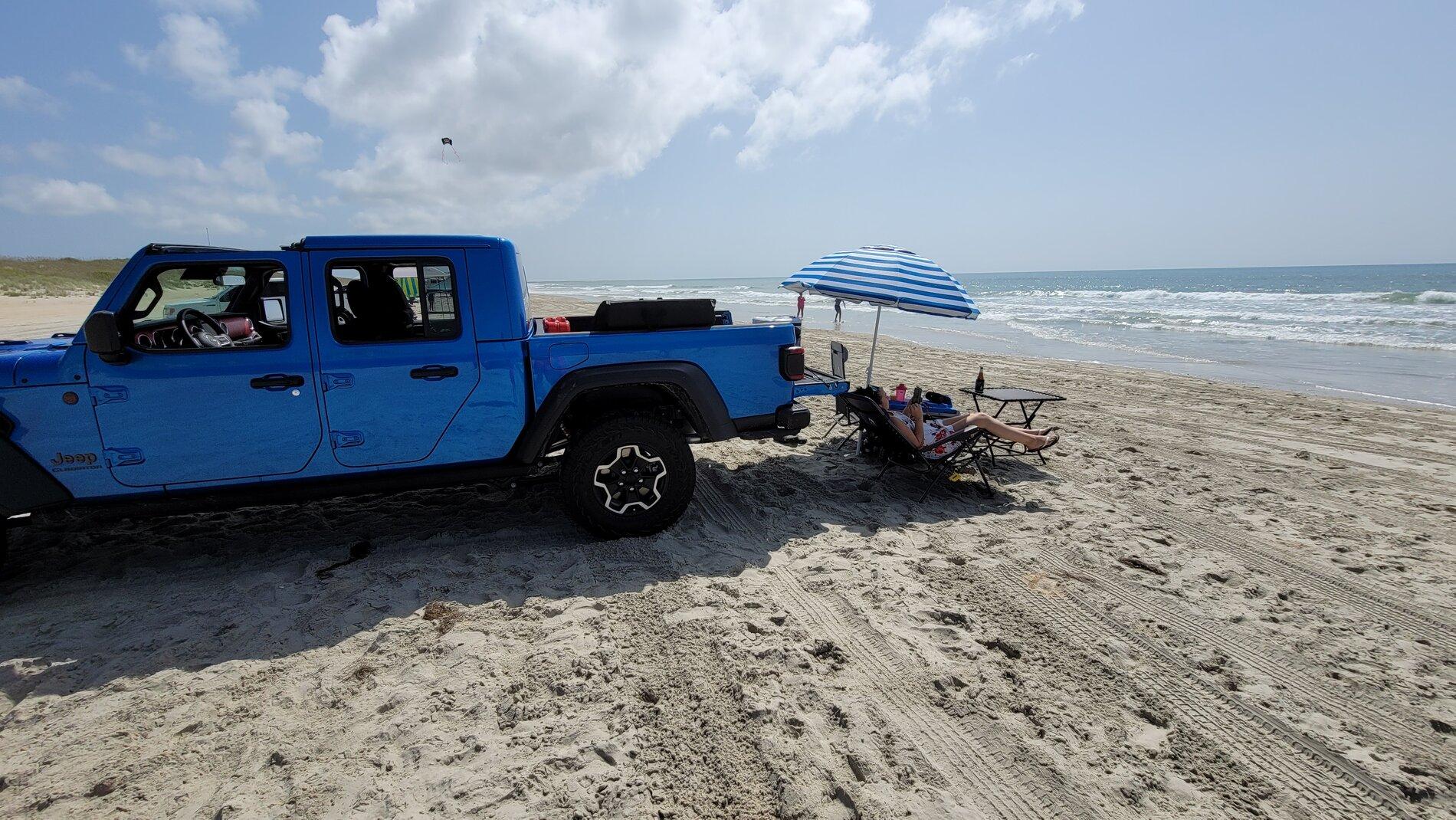 Jeep Gladiator OBX Camping and Beach 20210828_110942