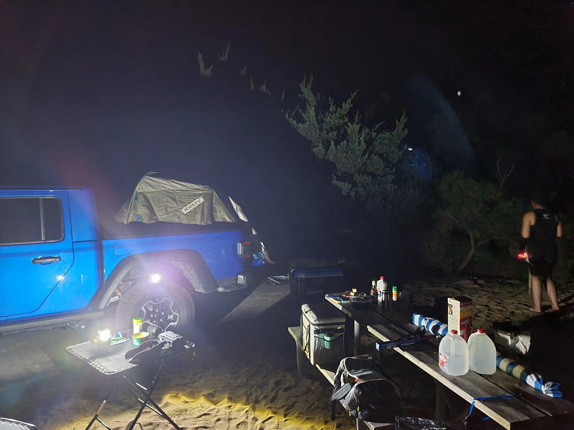 Jeep Gladiator OBX Camping and Beach 20210827_204414