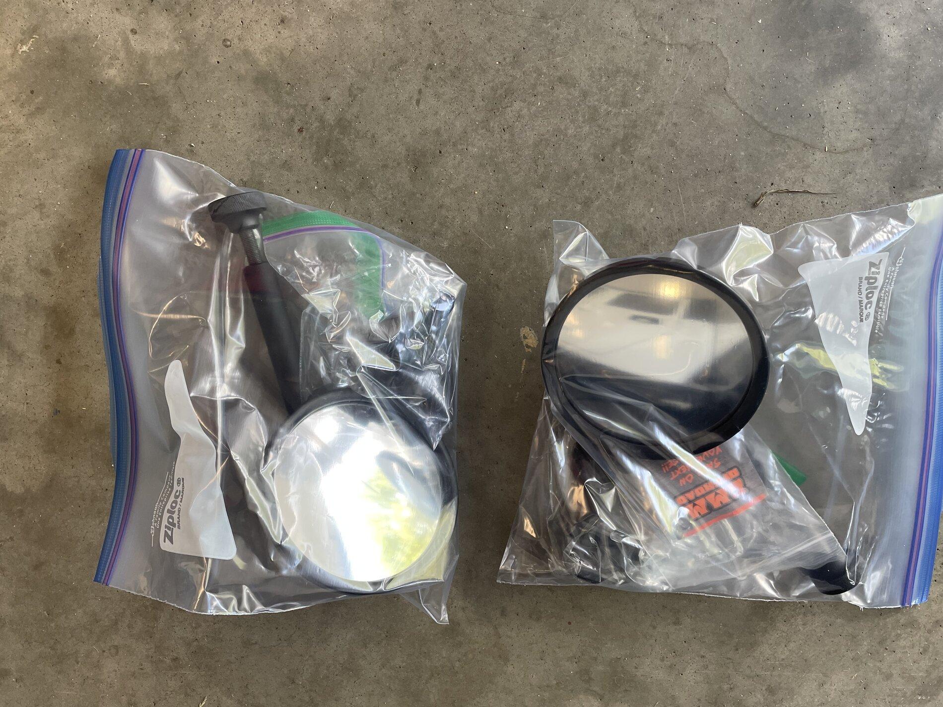 Jeep Gladiator Carolina metal master mirrors w/ 1” ball mount CA56AF0E-65D6-41FA-AA07-A3FD65EA9F10