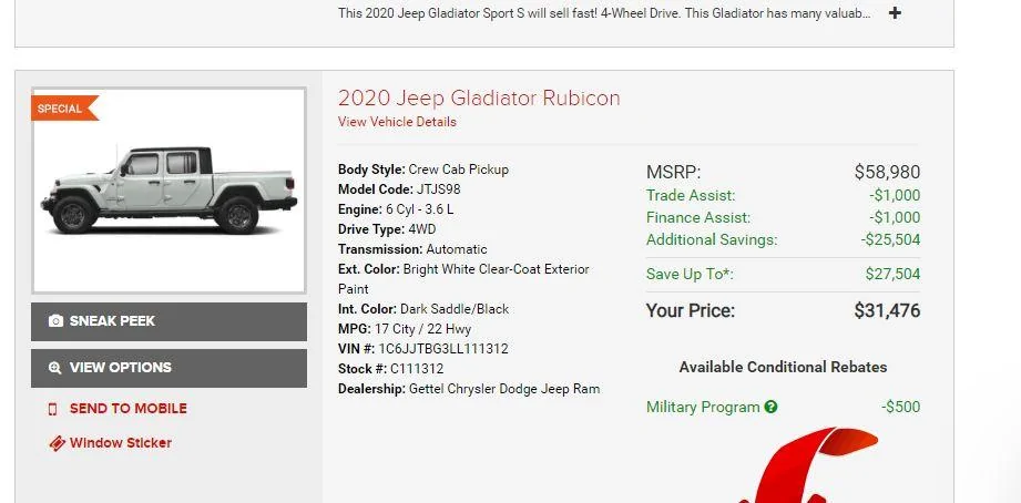 Jeep Gladiator Can someone explain this...have they been drinking swamp water or what 2z58vna